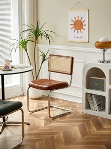 <span class=keywords><strong>Marcel</strong></span> Breuer Cesca Cadeiras chaises de salle à manger en bois massif rotin naturel <span class=keywords><strong>noir</strong></span> avec bras pour la maison cuisine hôtel école salle utilisation - Product Image 4