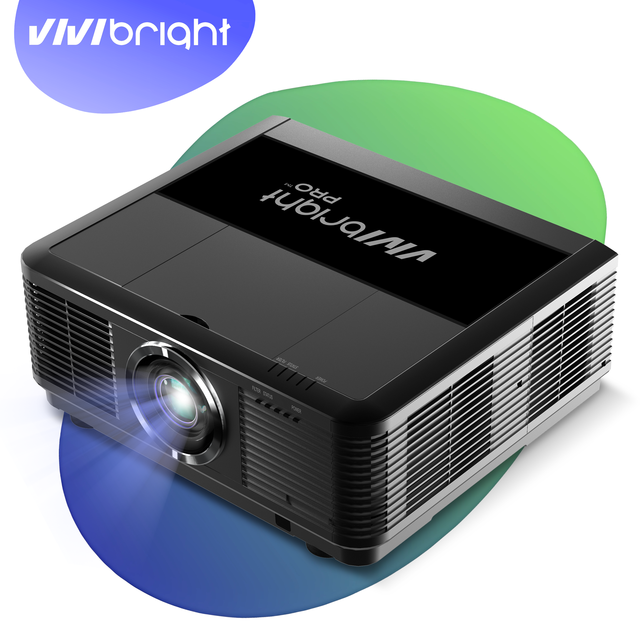 VIVIBRIGHT PT6000 4K 13800 Lumens Large Venue 3LCD Projector Dual-Laser Interchangeable Lens 3-Year Warranty Pro AV Auditoriums