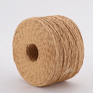 Fabricante de cuerdas de papel Hilo trenzado Kraft/Cuerdas de papel blanco