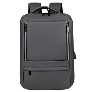 Wholesale High-End Men's Neutral Gender-Neutral Business Travel <b>Backpacks</b> Anti-Theft PU Material - Product Image 1
