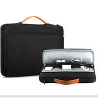Sacoche d'ordinateur portable en polyester Oxford personnalisée en gros, étanche, pour affaires, compatible avec les MacBook Pro Air 13 14 15 pouces