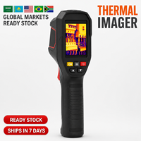 Caméra thermique infrarouge portable avec projecteur LED et écran couleur pour l'inspection industrielle