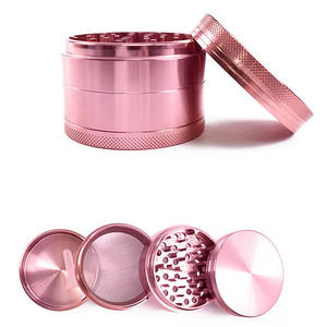 Molino de Hierbas de Aleación de Aluminio Rosa de Alta Calidad al por Mayor, Molinillo de Hierbas de 40 mm para Fumar - Product Image 6