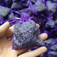 Sachets de fleurs séchées de lavande LAVO en gros, sacs en maille parfumés pour éliminer les odeurs de la garde-robe, 5G 28G, désodorisant de voiture, cadeau fait main