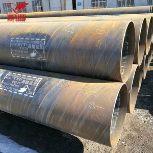 ASTM A252 ukuran standar 24 inci 36 inci 48 inci SSAW spiral pipa baja lasan tumpukan baja - Product Image 5