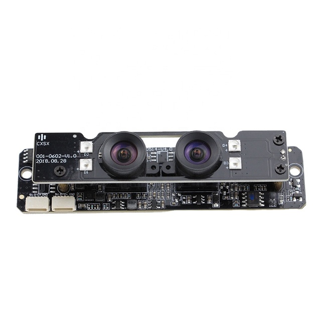 WDR 96DB Dual 2MP 1920x1080 30fps 96 FOV AR0230 CMOS Sensor USB Stereo Binoculars Camera Module with Face Recognition