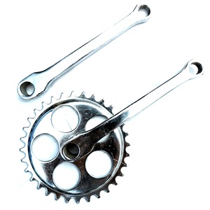 Plateau de pédalier de vélo 32-38t argenté pour accessoires de vélo de 26 pouces - Product Image 3