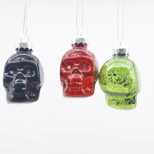 Halloween Glass horror Home Decoraciones colgantes Funny horror Toy Factory Venta al por mayor Artesanías de vidrio