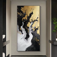 Décoration murale de luxe abstraite pour hôtel, affiche d'art murale en marbre doré et vert, impression encadrée, peinture texturée 3D en diamant et cristal