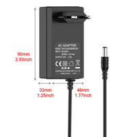 Adaptateur secteur mural MYIXI 60W 12V 5A DC, prise européenne, certifié CE//FCC pour les appareils électroménagers