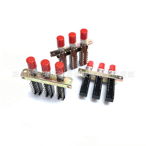 A03 3 Way Key <b>Switch</b> 6/12 Pin Lockable Interlock <b>Power</b> <b>Switch</b> With Red Cap For Panel Mounting - Product Image 2