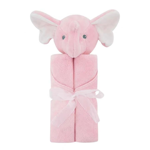 <span class=keywords><strong>Couverture</strong></span> personnalisée à tête d'animal en peluche <span class=keywords><strong>ourson</strong></span> lapin agneau sucette peluche <span class=keywords><strong>polyester</strong></span> éléphant animal couvertures de sécurité pour bébé - Product Image 5