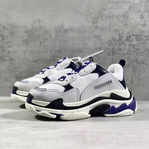 Chaussures de sport décontractées unisexes de luxe 2025 à plateforme pour la marche Printemps-Été Noir Blanc Beige Gris Foncé - Product Image 4