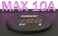 DAMAVO YM1169 12V AC Digital Voltmeter Ammeter IP65 Tahan Air Layar LED Hijau Mengukur Suhu Arus DC untuk Truk RV