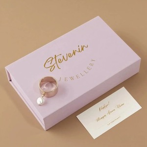 Wholesale Custom Jewelry <b>Gift</b> Packaging : Small Luxury Paper <b>Boxes</b> & Velvet Pouches for <b>Earrings</b>, Rings, Necklaces, Bracelets - Product Image 1