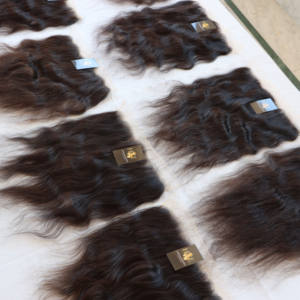 Raw Indian Temple wefted human hair extensions Hd <b>lace</b> <b>closure</b> deep wave hair bundles with HD Transparent <b>Lace</b> frontal - Product Image 2