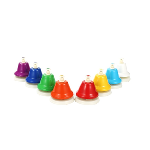 Campana de Mesa de Metal y Plástico Colorida ToyBell, Campana de Recepción, Campanas de Percusión para Niños - Product Image 3