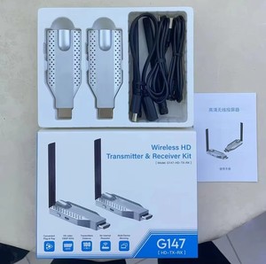 Nkiki G147 एल्यूमीनियम मिश्र धातु 1080p 60hz वायरलेस hdmi-संगत ट्रांसमीटर 50 मीटर रेंज एचडी आउटपुट फीचर ऑडियो वीडियो एक्सेसरीज - Product Image 6