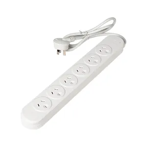 Factory Direct Sale Long Extension Cord 6 Outlets Surge Protector Indicator light USB Power Strip For Travel