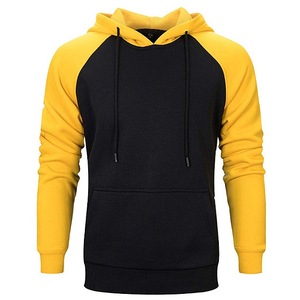 Sweat à capuche polaire d'hiver pour homme de qualité supérieure, manches raglan unies, brodé, anti-boulochage et coupe-vent, prix de gros - Product Image 3