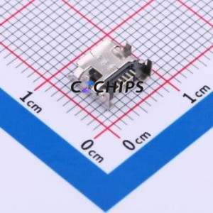 HX MICRO 4P DIP JB USB Connector SMD Connector ( Connector Type: Micro-B )( Gender: Female )( Mounting Type: Horizontal Mount ) - Product Image 2