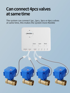 Thông minh rò rỉ nước cảm biến Loud cảnh báo và pin hoạt động/AC Adapter Powered với DN20 (3/4 ") Brass van và cảm biến nước - Product Image 2