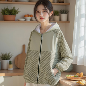 Tablier de travail personnalisé avec logo pour jeunes, petit tablier de <span class=keywords><strong>cuisine</strong></span> et de maison, nouvelle veste de travail spéciale pour femmes, imperméable et résistante à l'huile - Product Image 3