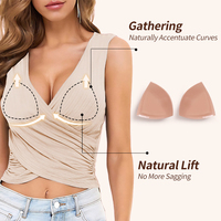Soutien-gorge adhésif double face grande taille, super push-up, soutien-gorge adhésif personnalisé pour poitrine généreuse, effet liftant instantané