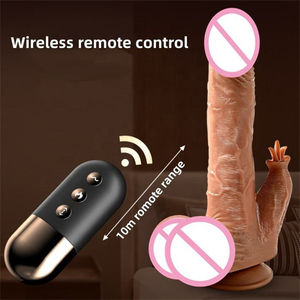 Vibratore Realistico Telecomandato Gelance con Funzione di Spinta e Riscaldamento per Donne, Produttore di Vibratori e Dildo - Product Image 3