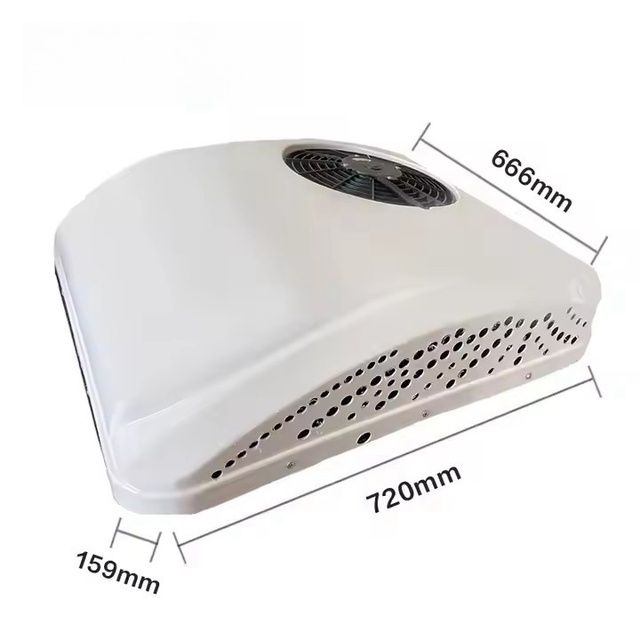 WELL-IN Mini Ac Electric Heating and Cooling 12v 24v Car Vehicle Truck Van Cabin Rooftop Rv Tractor air Conditioner for Forklift