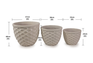 Pot de fleurs en céramique personnalisable OEM, style américain moderne, respirant, sur pied - Product Image 4