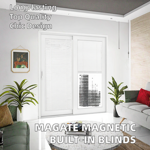 Persianas Magnéticas Integradas en Vidrio para Puertas y Ventanas Magate, Modernas, de Doble Acristalamiento, con Diseño Horizontal - Product Image 2