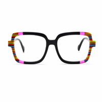 Montures optiques en acétate laminé coloré Resda RSD8056 2026 – Lunettes de vue de haute qualité et tendance pour femmes
