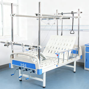 Cama de Enfermería Ortopédica con Marco de Acero Inoxidable, Multifuncional, con Manivela, Tracción de Piernas Divididas de Tres Ejes - Product Image 2
