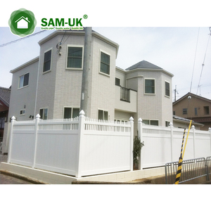 SAM-UK de pavés décoratifs en plastique de protection UV de <span class=keywords><strong>jardin</strong></span> populaires dalles de clôture de décoration de <span class=keywords><strong>jardin</strong></span> blanches en plastique - Product Image 5