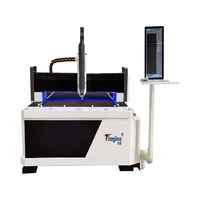 Global Original Sources TJ-3015 Machine de découpe laser fibre 1KW pour métaux, moteur pas à pas CNC, 1500x3000mm, 0.05mm, haute vitesse, garantie 2 ans