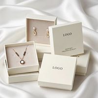 Boîtes et pochettes haut de gamme personnalisées avec logo pour emballage de bijoux de mode (vente en gros)