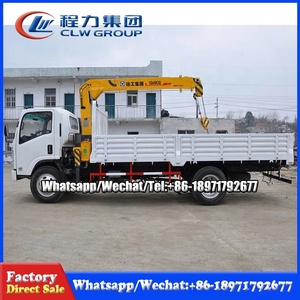 クレーン付きIsuzuELF5Tトラック4x2ローリーマウントクレーントラックマウントクレーンマニピュレーター - Product Image 4