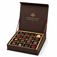 Caja de Regalo Magnética Personalizada para Chocolates, Empaque de Cartón Apto para Alimentos con Cinta para Regalos Festivos y de Temporada