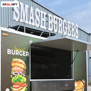 รถขายอาหารเคลื่อนที่แบบลากจูงที่ปรับแต่งได้ดีที่สุด ทำจากอะลูมิเนียมและไฟเบอร์กลาส เหมาะสำหรับขายป๊อปคอร์น - Product Image 5