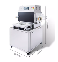 Machine de mise sous vide à film étirable pour sandwichs et poulet congelé, avec plateau, pour aliments, à purge de gaz, pour emballage sous vide sous film étirable (Skin Pack), PCB