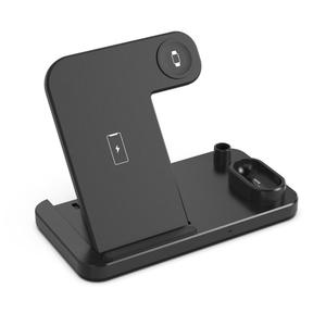 Nueva llegada <span class=keywords><strong>2022</strong></span> 4 en 1 cargador inalámbrico soporte de carga inalámbrico rápido para teléfono inteligente reloj inteligente iphone ipad <span class=keywords><strong>airpods</strong></span> - Product Image 2