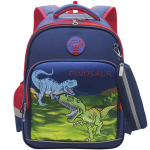 Linda <span class=keywords><strong>mochila</strong></span> escolar de dibujos animados, <span class=keywords><strong>mochila</strong></span> de dinosaurio para niños con bolsa de lápices, <span class=keywords><strong>mochila</strong></span> escolar espaciosa para niños pequeños, jardín de infantes - Product Image 1