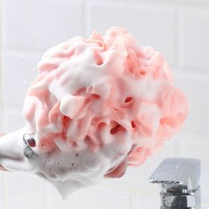 Esponja de Baño Orgánica Grande de 50g, Esponja de Malla para Ducha, Esponja de Baño con Forma de Flor, Linda Esponja Exfoliante para Mujer - Product Image 4