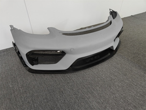GT4RS Kit per il <span class=keywords><strong>718</strong></span> aggiornamento <span class=keywords><strong>Porsche</strong></span> più nuovo Kit corpo in fibra di carbonio mezzo paraurti anteriore labbro posteriore cofano parafango Spoiler - Product Image 3