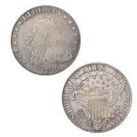 Cuivre et argent Dollar 1851 Silver Dollar Can Silver Dollar Moore Coin Morgan Pièce commémorative pour Collection