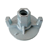 Écrou d'ancrage à trois ailes de 15/17 mm avec écrous à ailes, accessoire de serrage, système de tirant de construction, coffrage