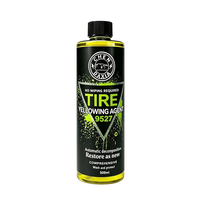 Spray dégraissant jaune pour pneus, nettoyant anti-oxdérisation pour flancs de pneus de voiture, vente en gros d'usine, marque privée personnalisée