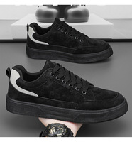 Chaussures de sport décontractées OEM neuves avec logo personnalisé, baskets de course athlétiques noires à marque privée pour homme