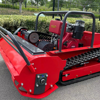 Desbrozadora de Martillos de 4 Tiempos y 15 HP (224 CC) con Enfriamiento por Aire Forzado, Velocidad Variable, Altura de Corte Ajustable (20-150 mm) y Diseño Compacto para Bricolaje